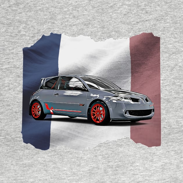 Renault Megane R26 France Print by Auto-Prints